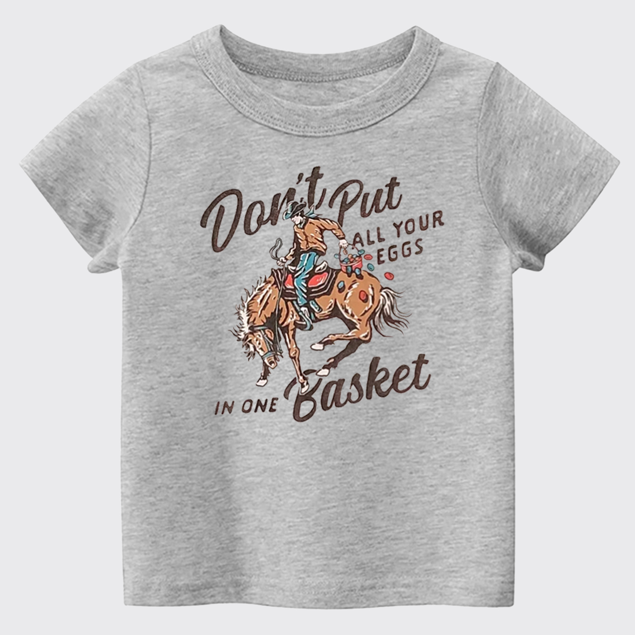 Don't Put All Your Eggs In One Basket Kids T-shirt