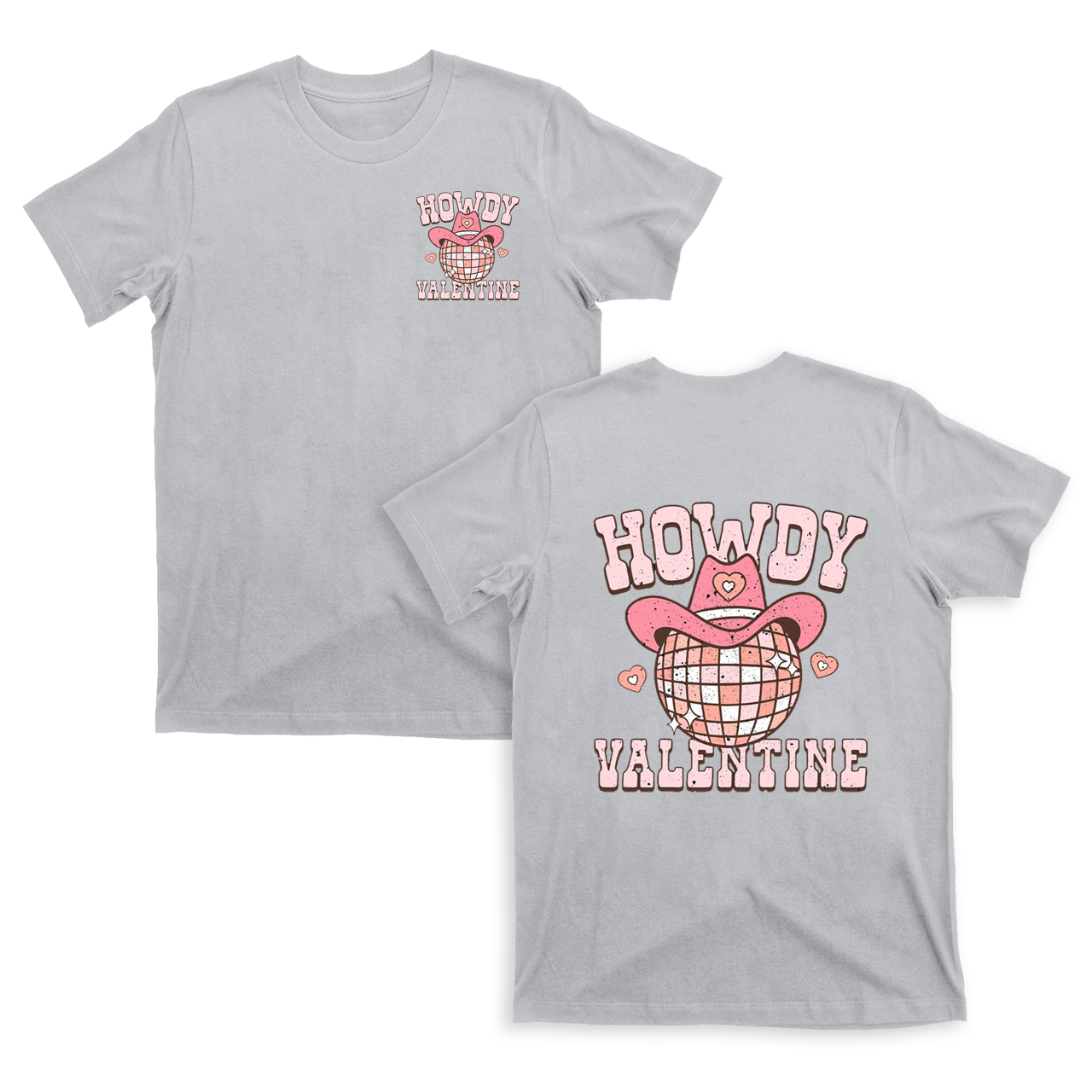 Howdy Valentine Shining Light Ball T-Shirts