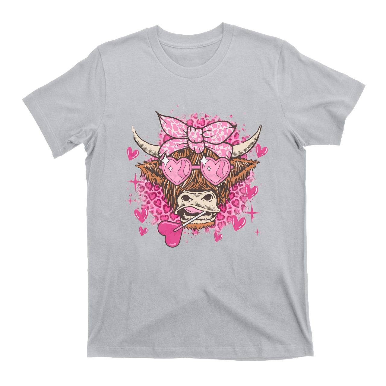 Heifer Eating a Lollipop Valentine T-Shirts