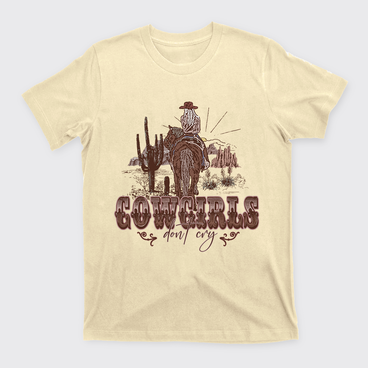 Confident and Brave Cowgirls Don't Cry  T-Shirts
