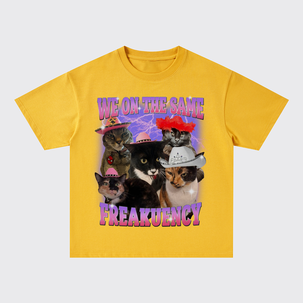 We On The Same Freakuency Oversize T-Shirts