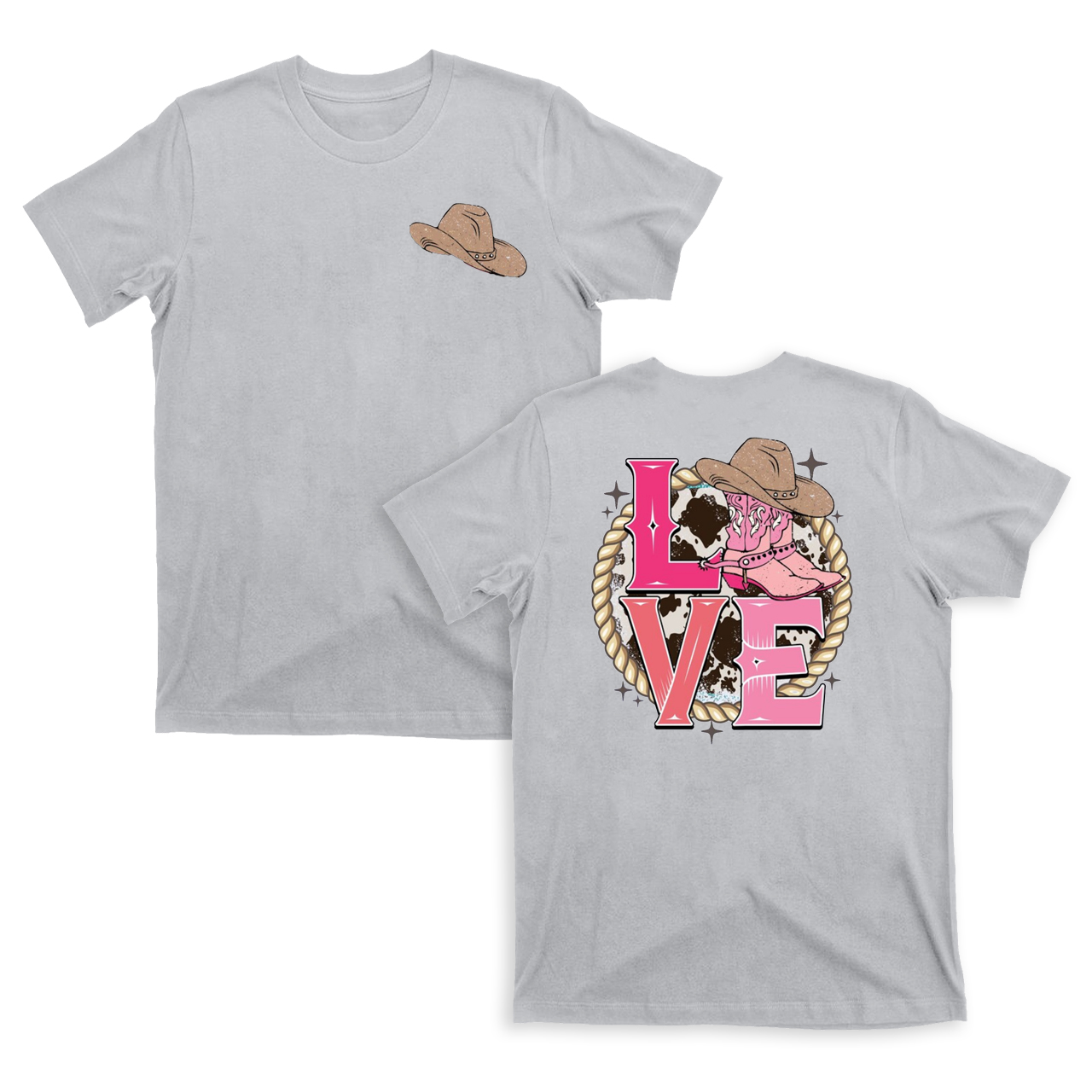 Western Love Valentine T-Shirts