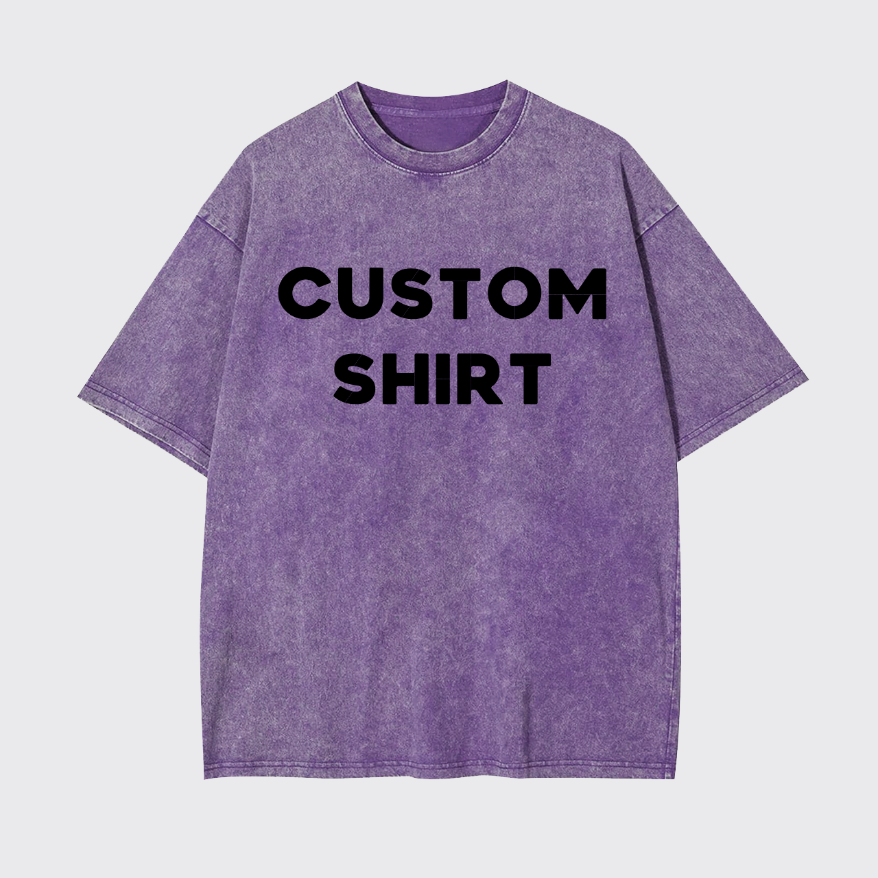 Custom Text Garment-dye Tees