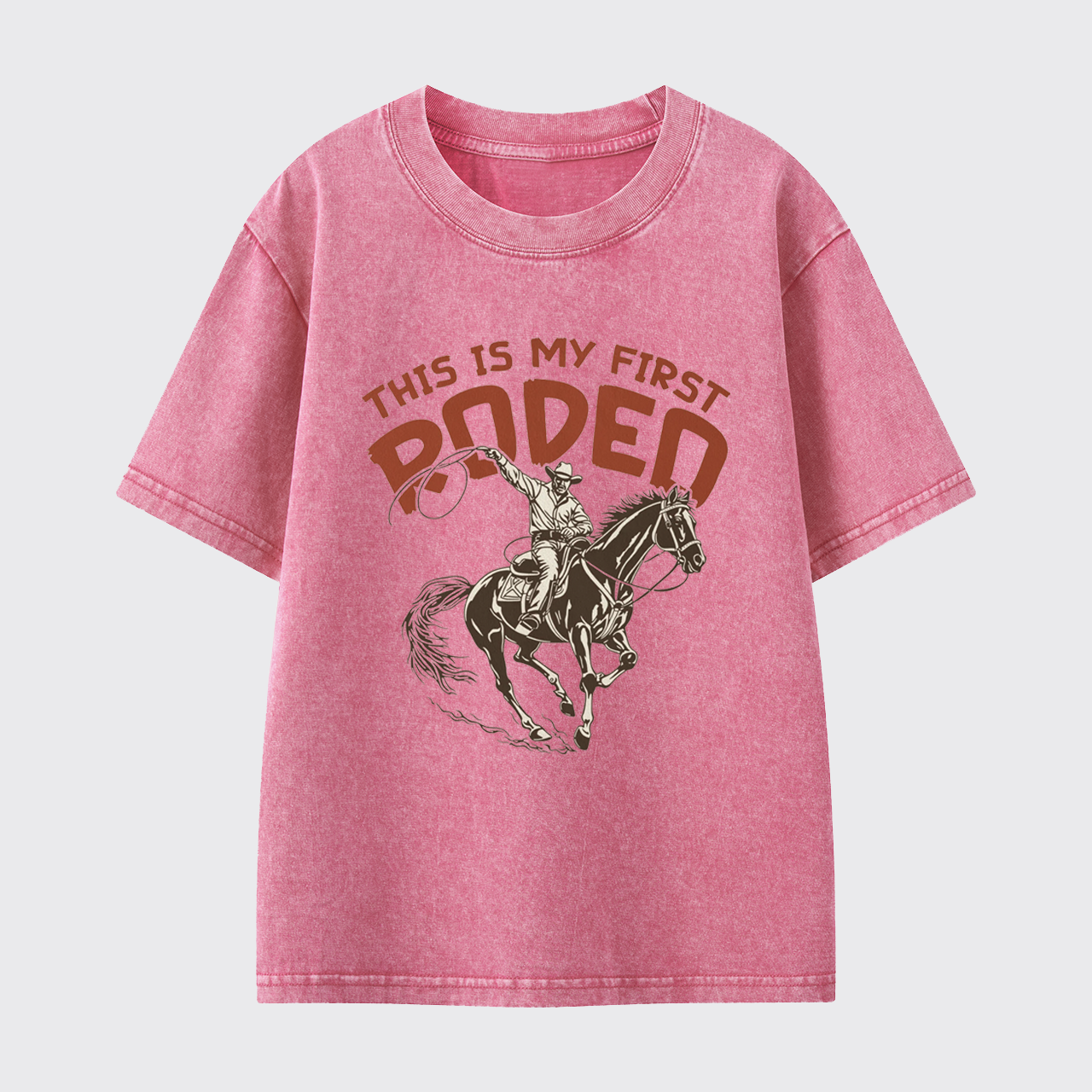 This Is My First Rodeo Washed Toddler T-shirt