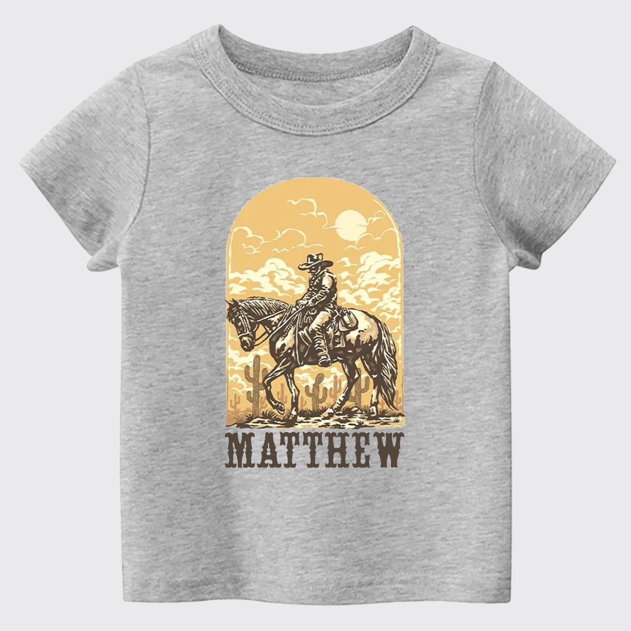 Personalized Cowboy Kids T-shirt