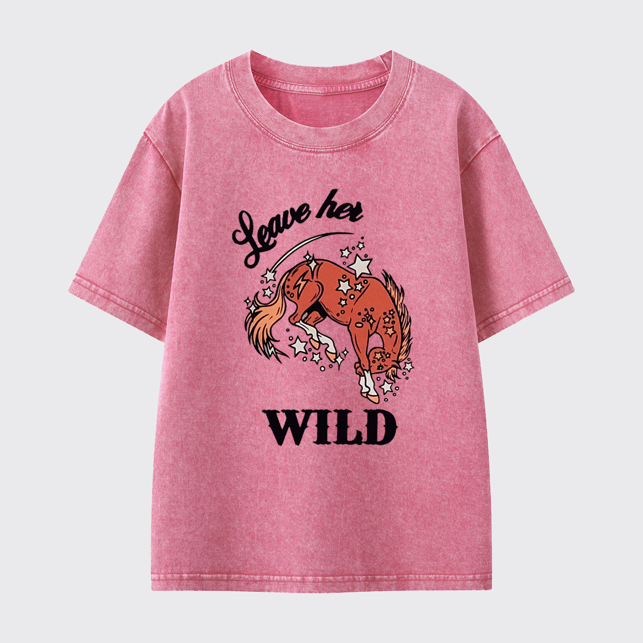 Leave Her Wild Washed Toddler T-shirt