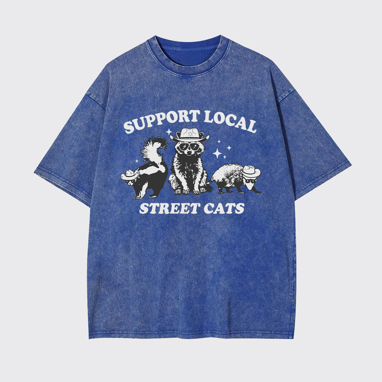 Support Your Local Street Cats Garment-dye Tees