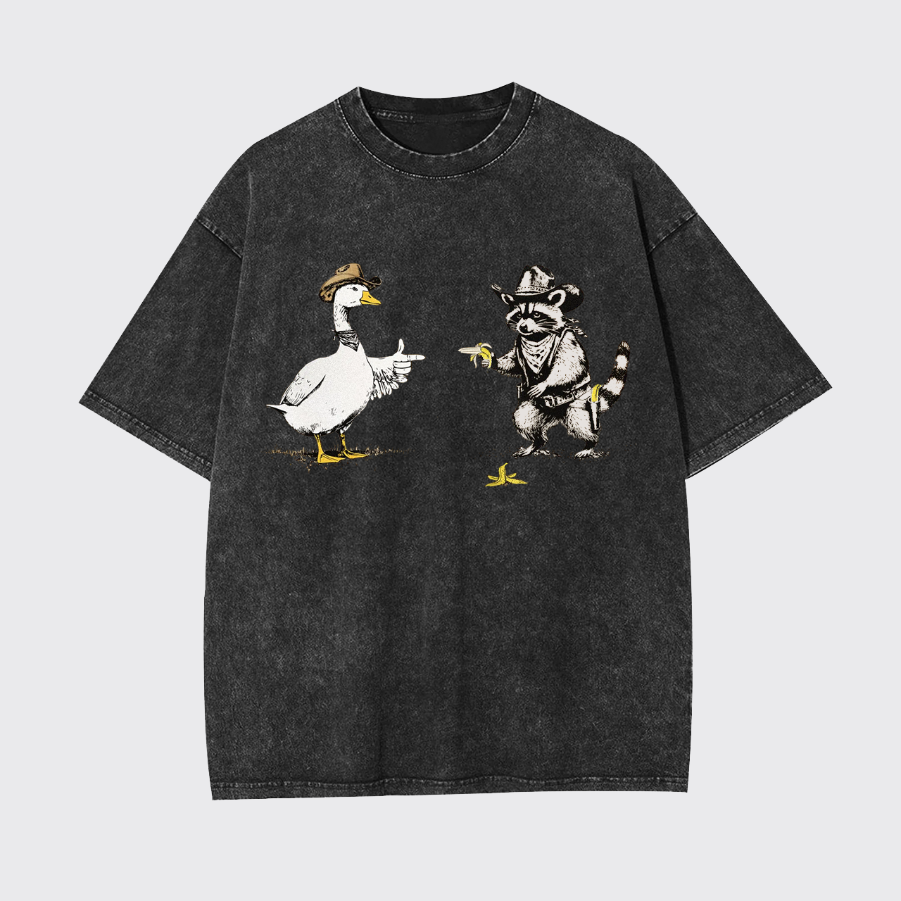 Meme Cowboy Goose Garment-dye Tees