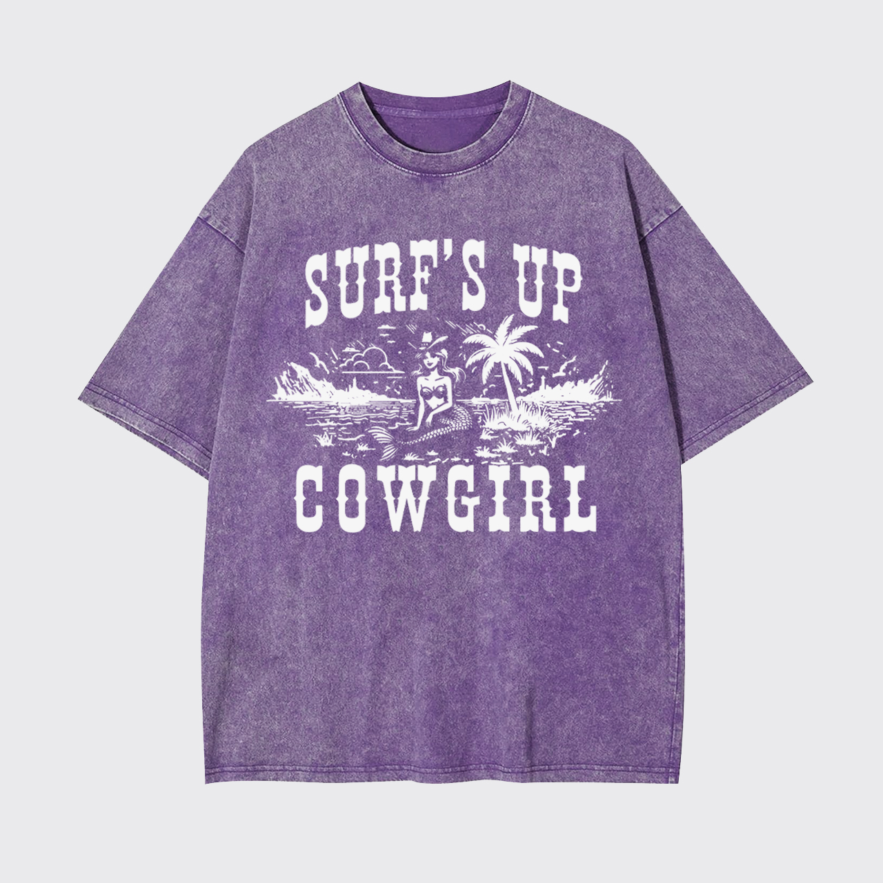 Surf's Up Cowgirl Garment-dye Tees