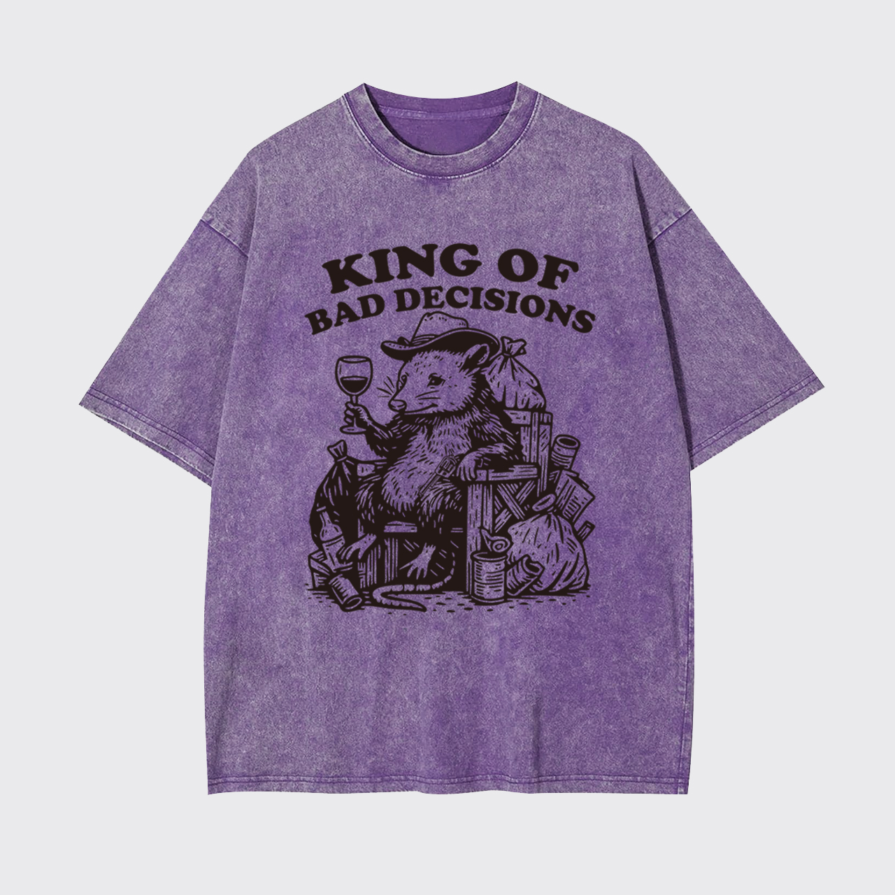 King Of Bad Decisions Garment-dye Tees