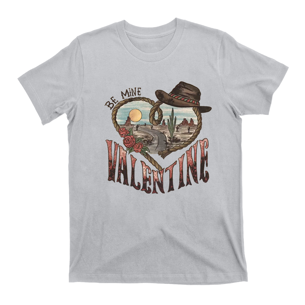 Be Mine Western Desert Valentine T-Shirts