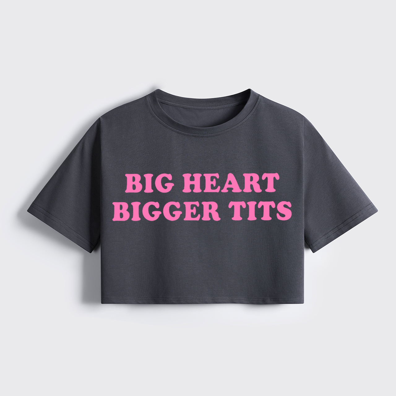 Big Heart Bigger Tits Cropped Boxy Tee
