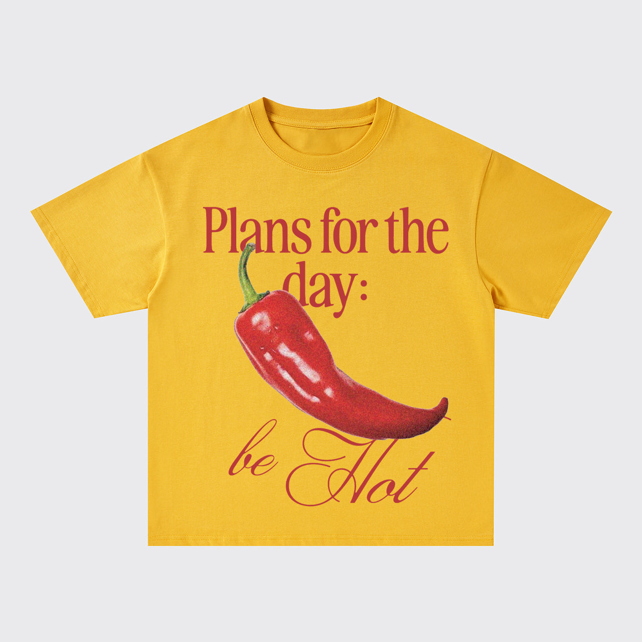 Spicy Vibes Be Hot Pepper Oversize T-Shirts