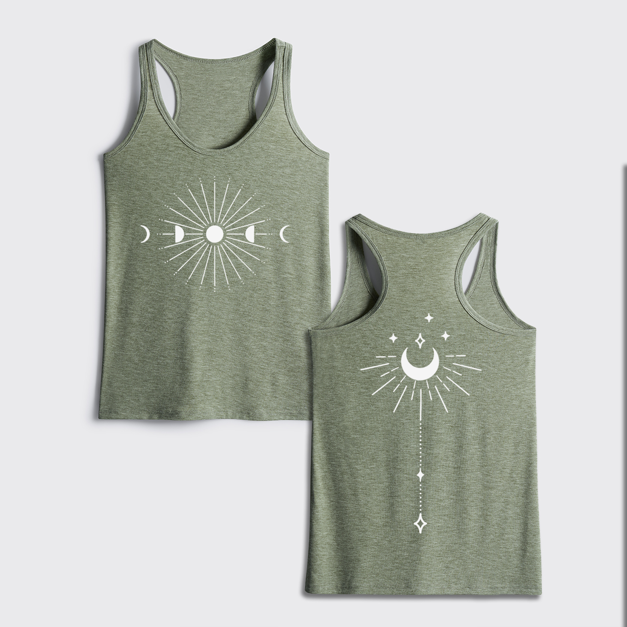 Mystical Moon Phase Classic Tanks