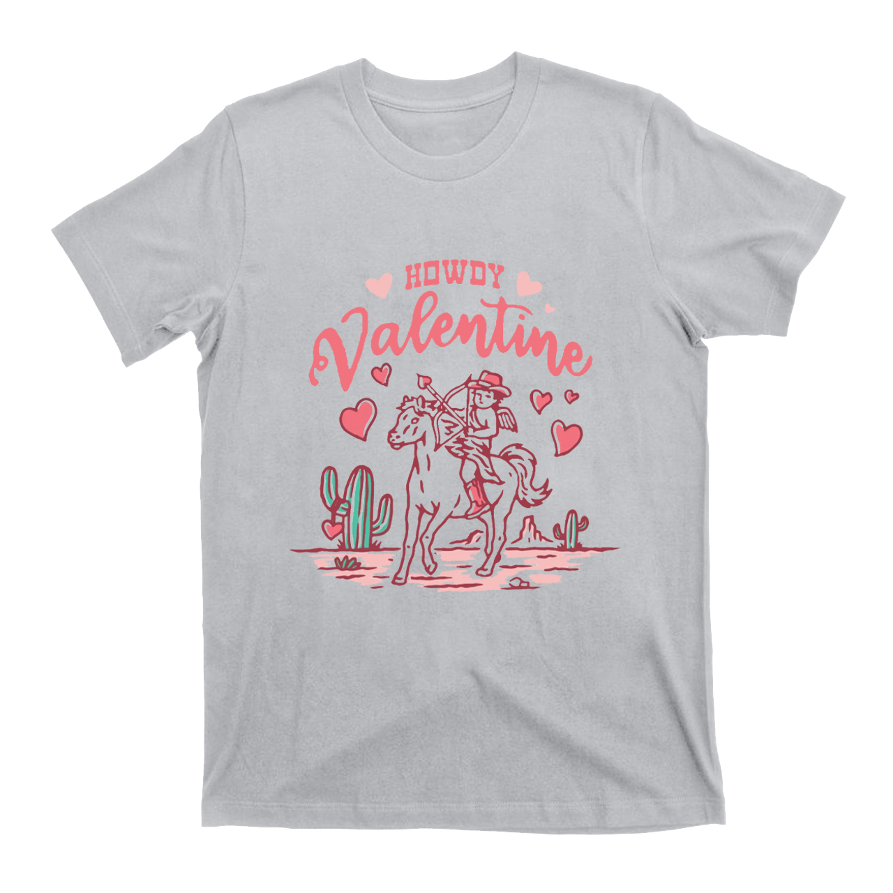 Cupid Aim For A Cowboy Valentine T-Shirts