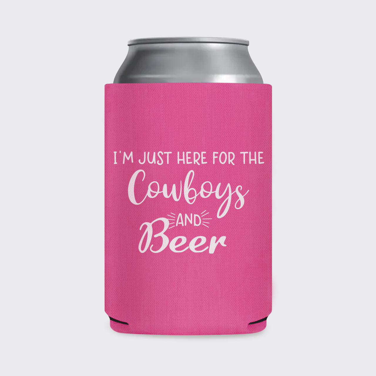 Western Cowboys And Beer Koozie