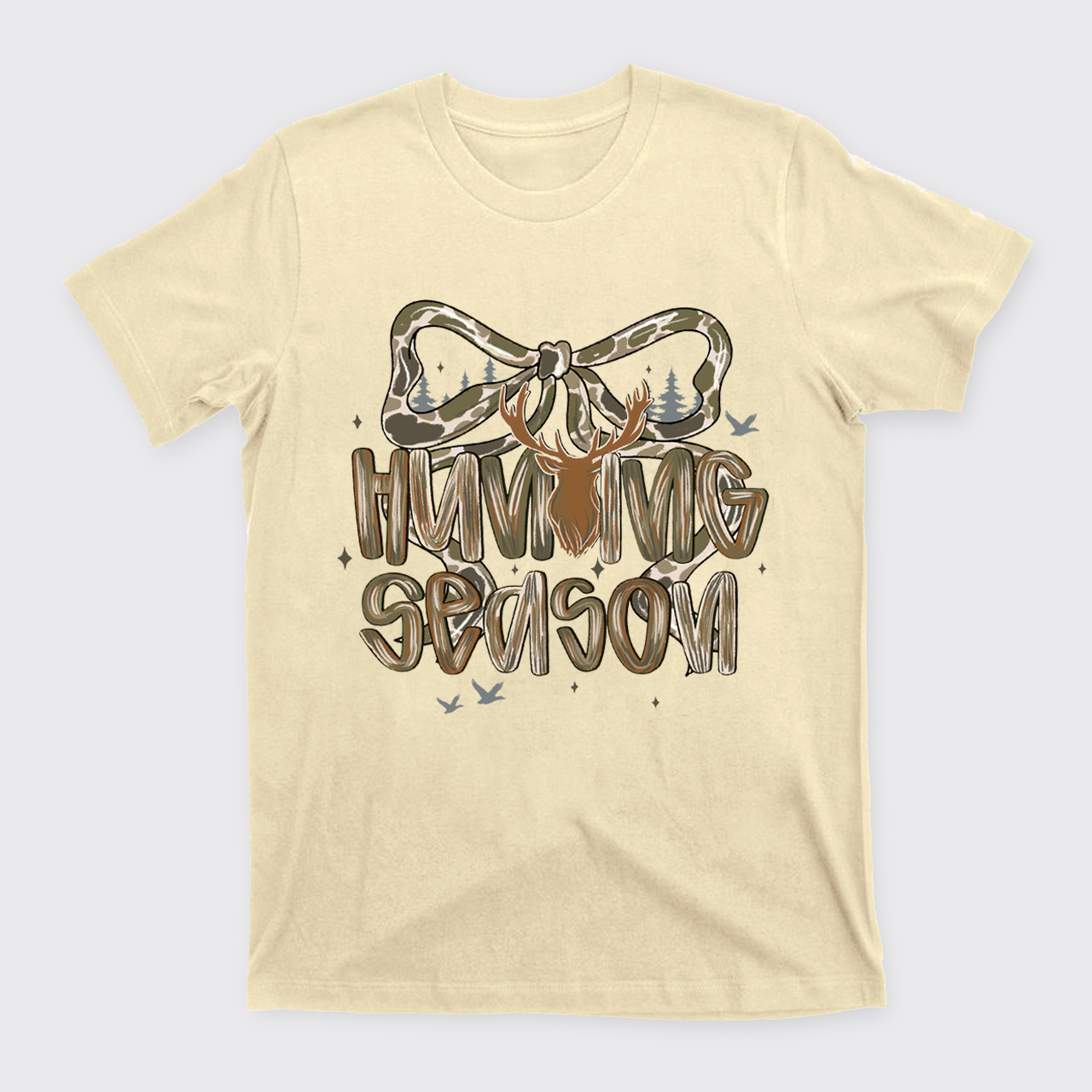 Hunting Season Camo Deer T-Shirts