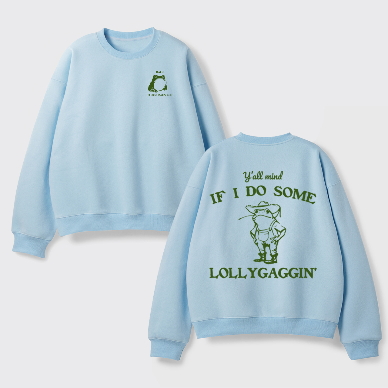 Rage Consumes Me Fleece Sweatshirt