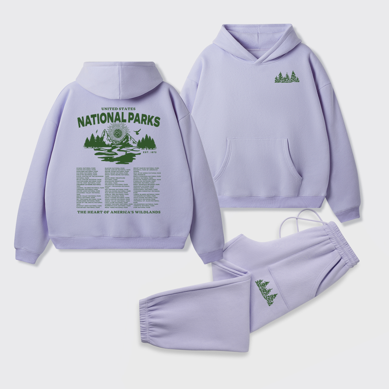 Protect Our National Parks Fleece Hoodie Set