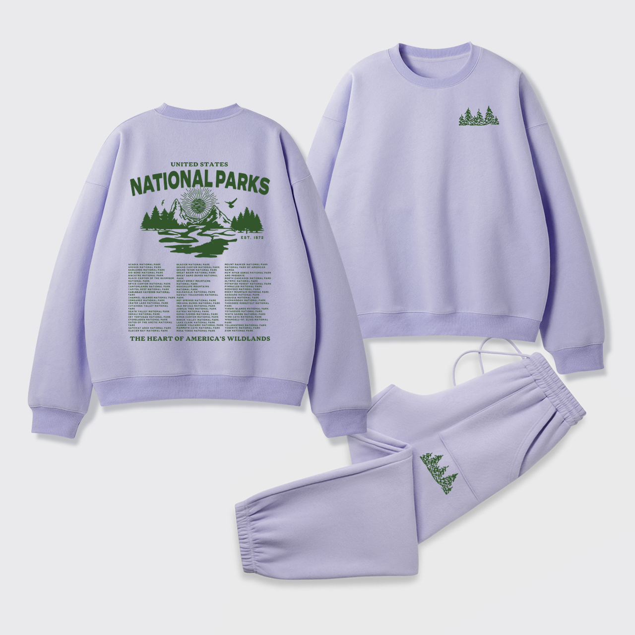 Protect Our National Parks Fleece Sweatshirt Set