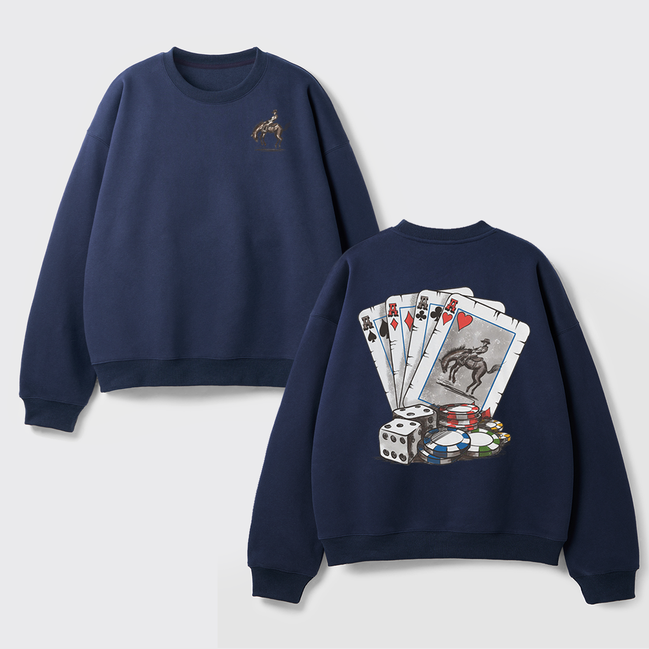 Cowboybay Knight On Horseback Fleece Sweatshirt