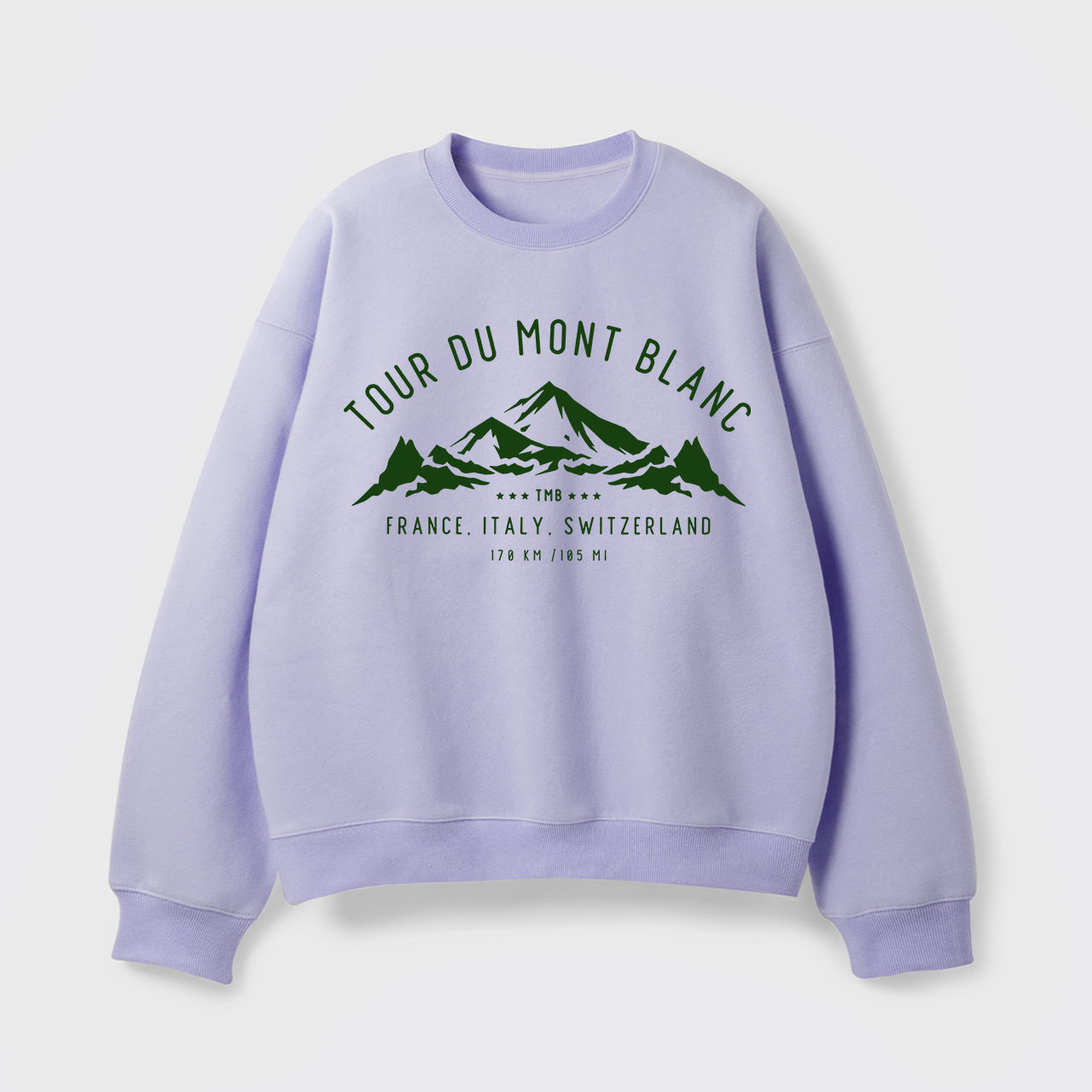 Tour Du Mont Blanc Fleece Sweatshirt