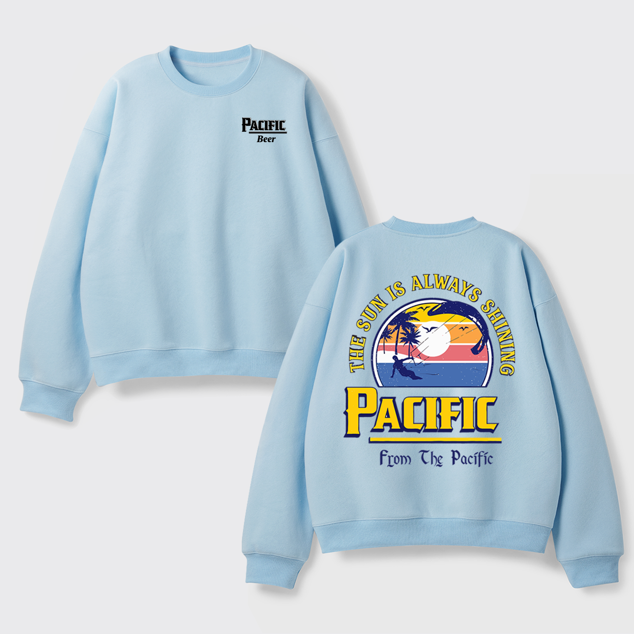 The Sun Always Shining Beer Fleece Sweatshirt