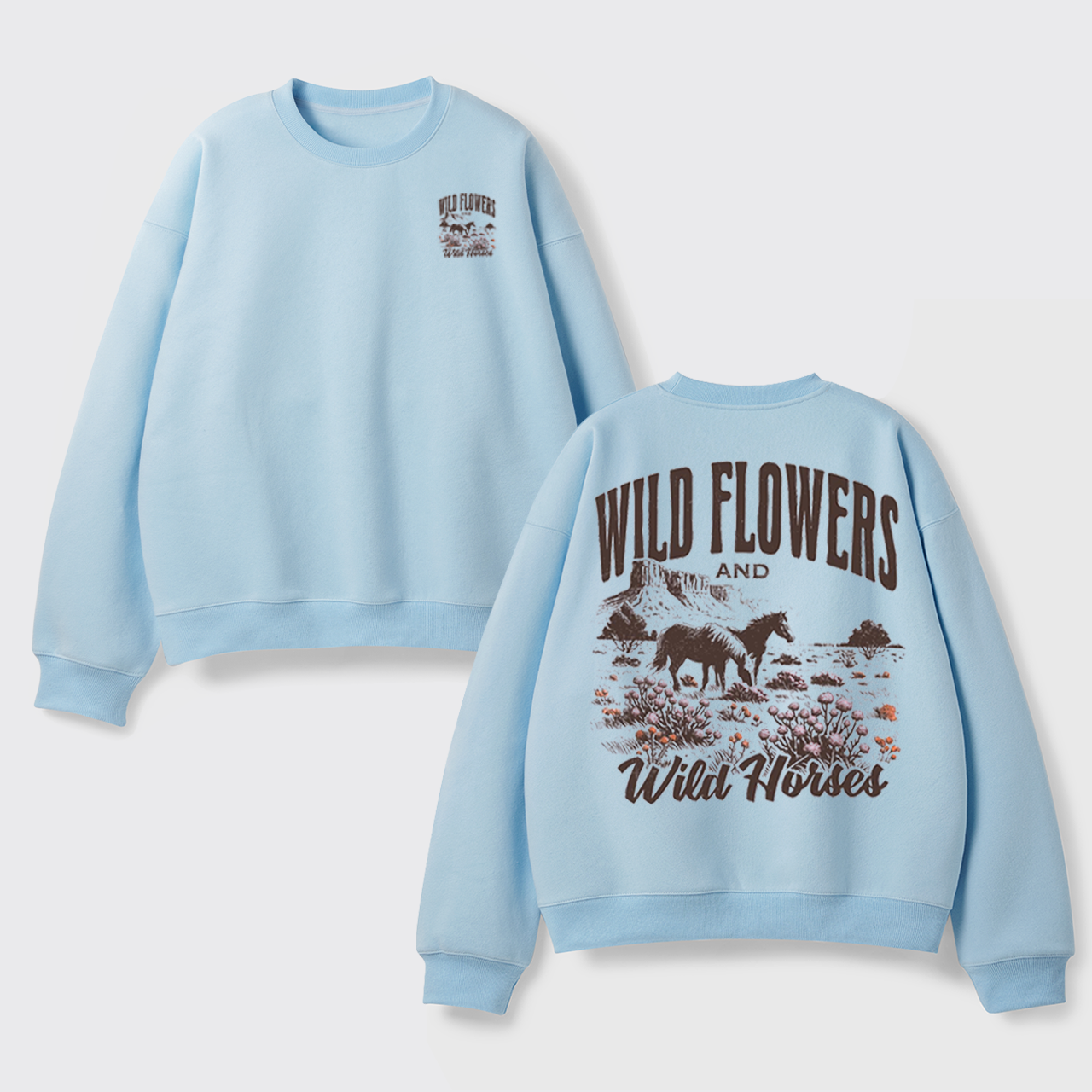 Western Stay Wild Fleece Sweatshirt