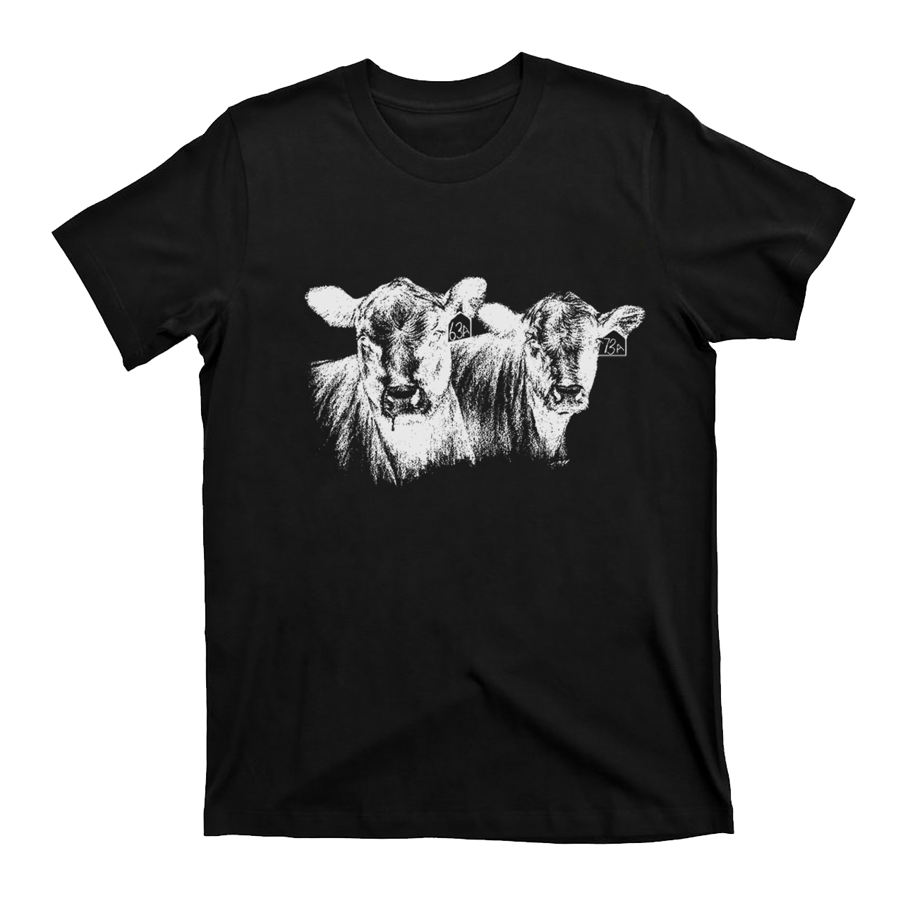 Two Cute Cows on the Farm T-Shirts