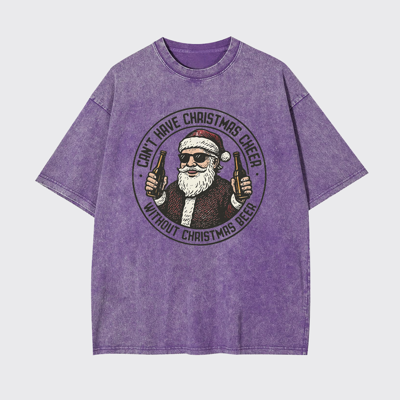 Can’t Have Christmas Cheer Without Christmas Garment-dye Tees
