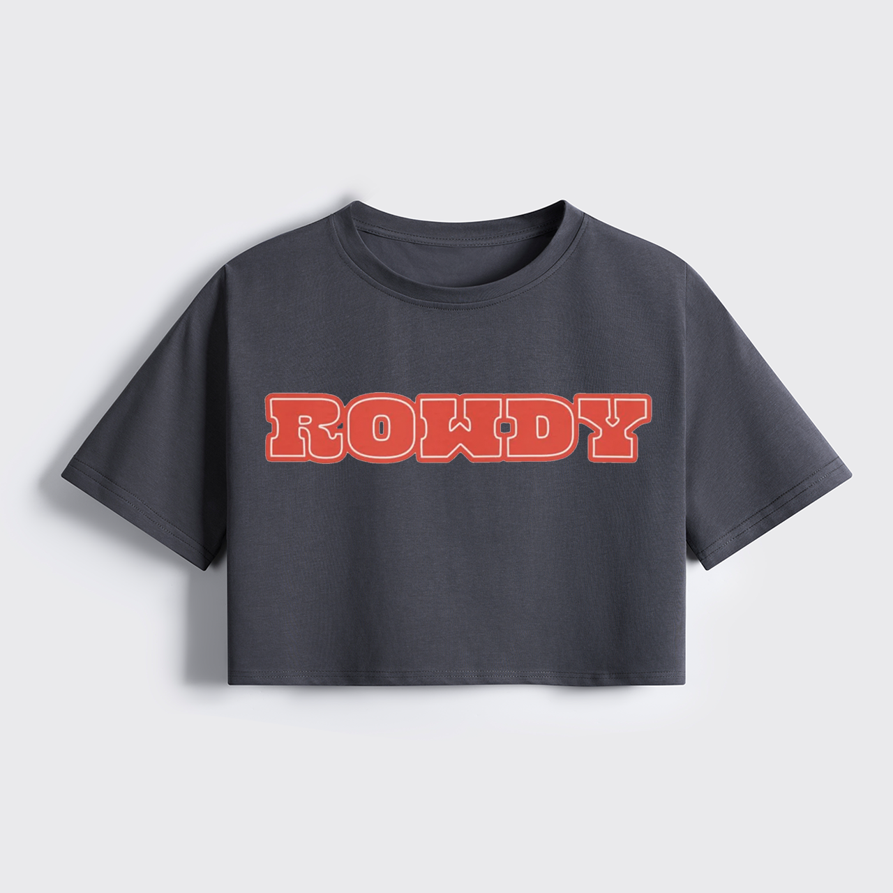 Rowdy Western 90s Cropped Boxy Tee
