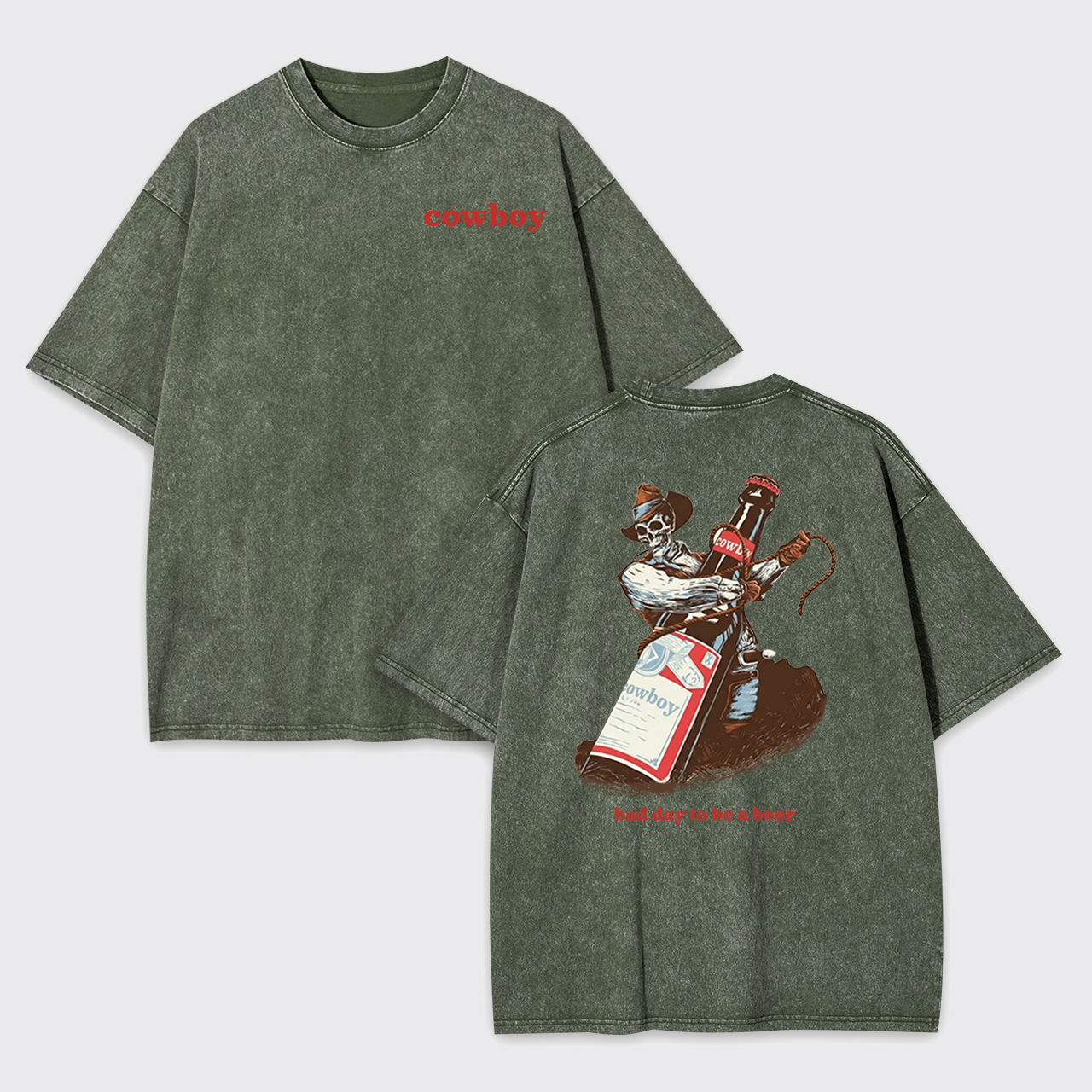 Bad Day To Be A Beer Garment-dye Tees