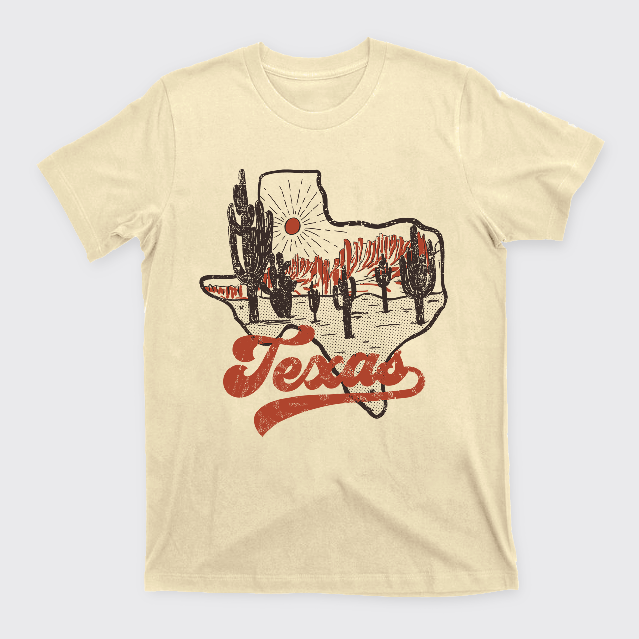 Texas Sunset Vintage T-Shirts