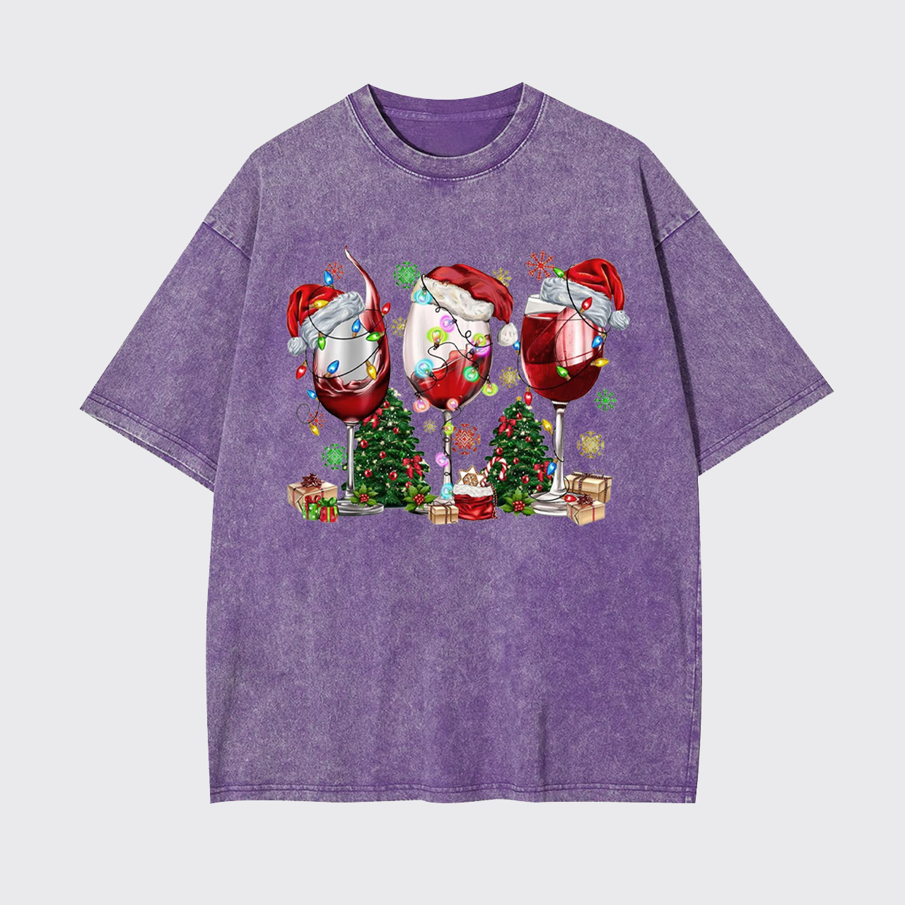 Christmas Wine Garment-dye Tees