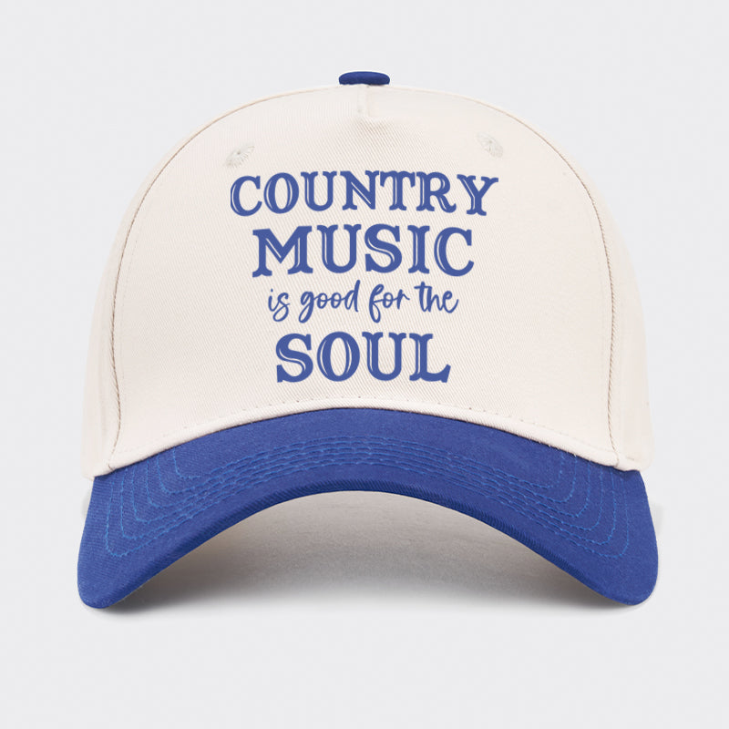 Country Music Is Good For The Soul Baseball Cap