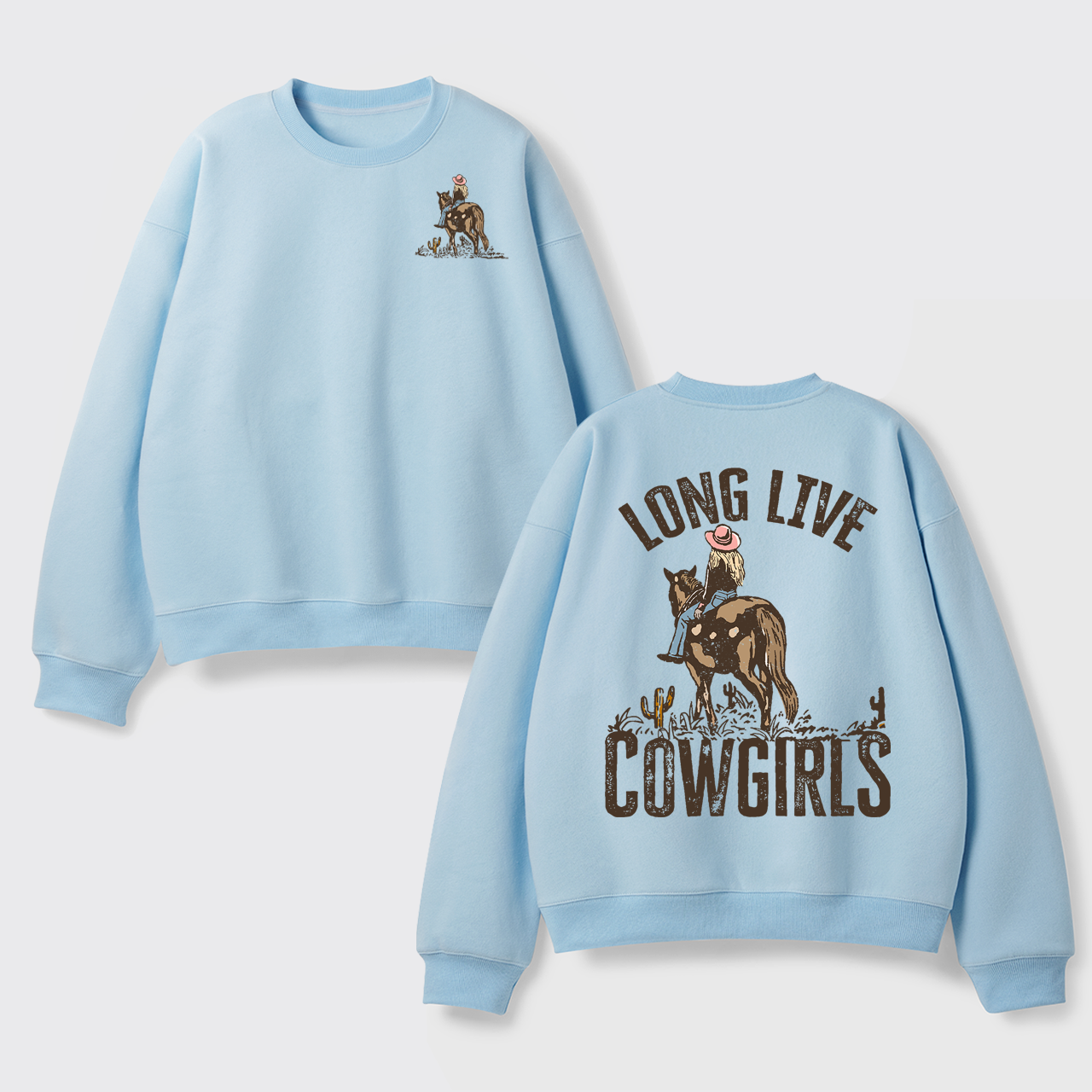 Fleece Long Live Cowgirls Sweatshirt