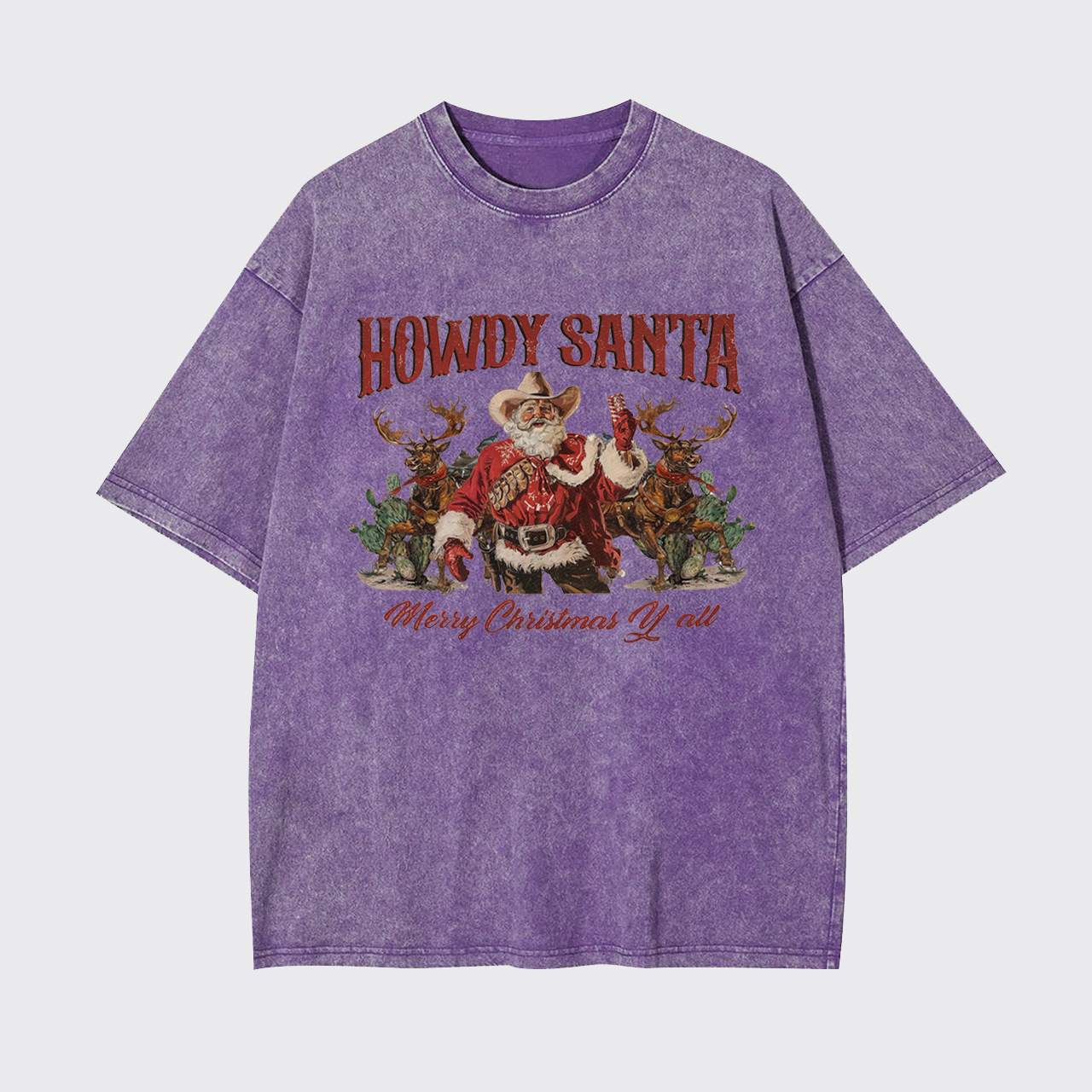 Merry Christmas Y'all Garment-dye Tees