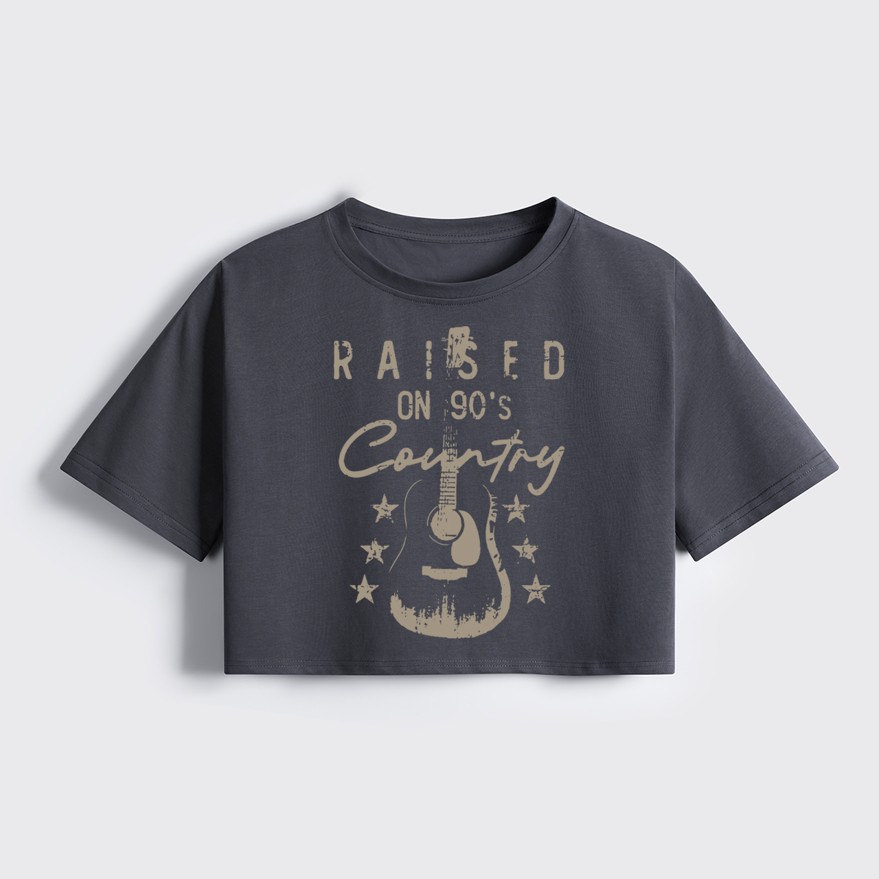 Raised on 90s Country Cropped Boxy Tee
