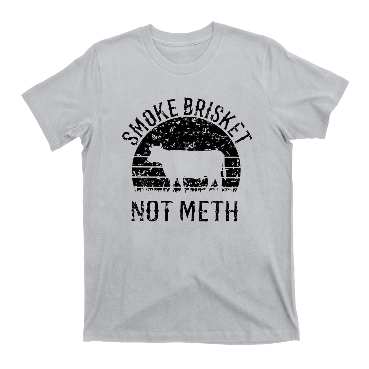 Smoke Brisket Not Meth Cowboy T-Shirts