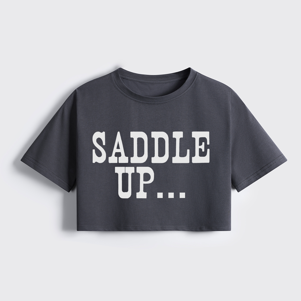 Saddle Up Cropped Boxy Tee