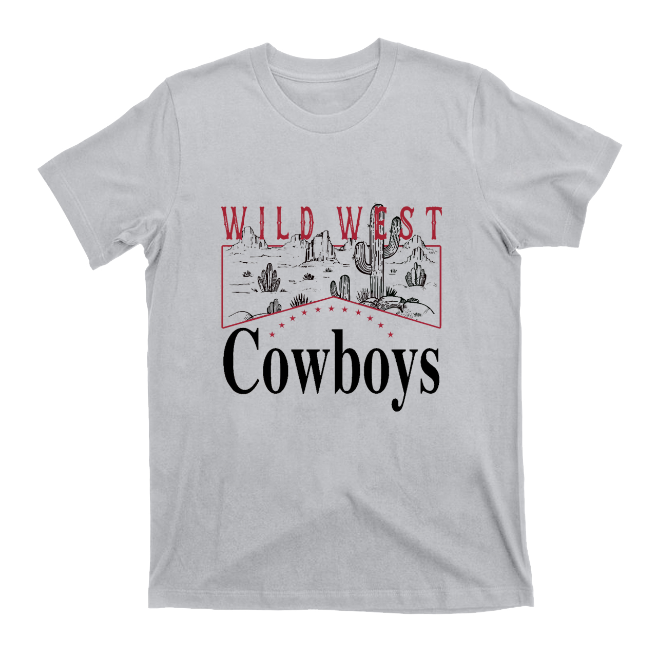 Wild West Desert Cactus Cowboys  T-Shirts