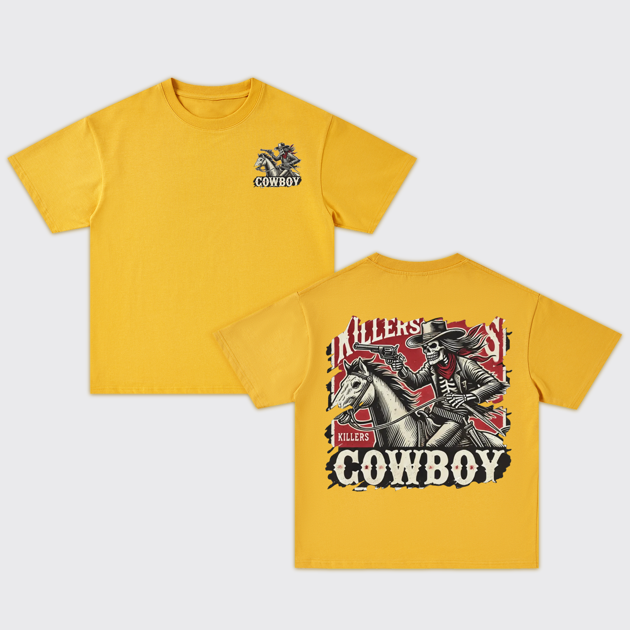 Black Cowboy Killers Oversize T-Shirts