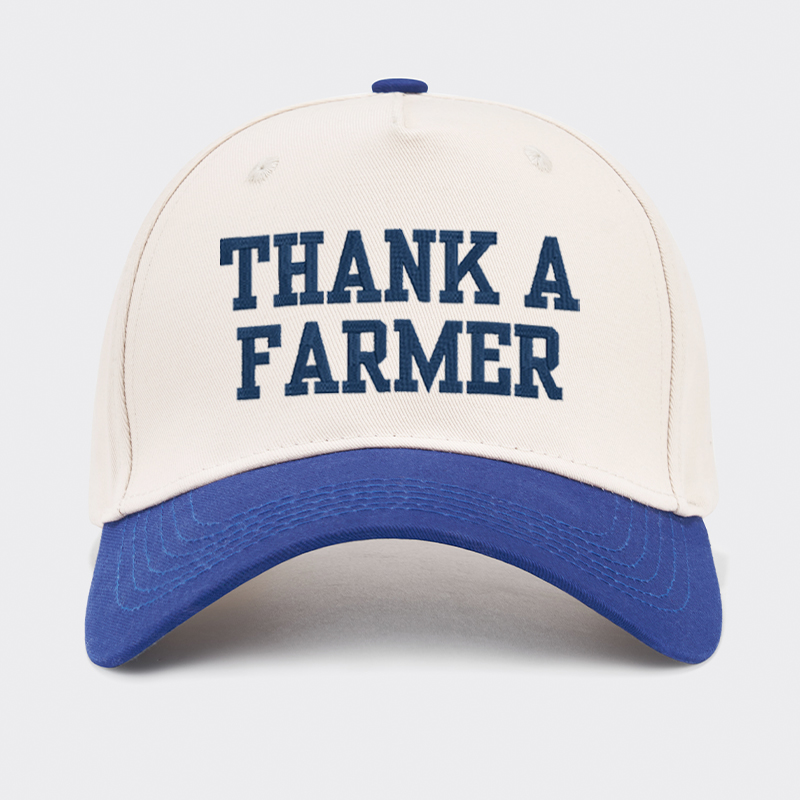 Embroidered Thank A Farmer Baseball Cap