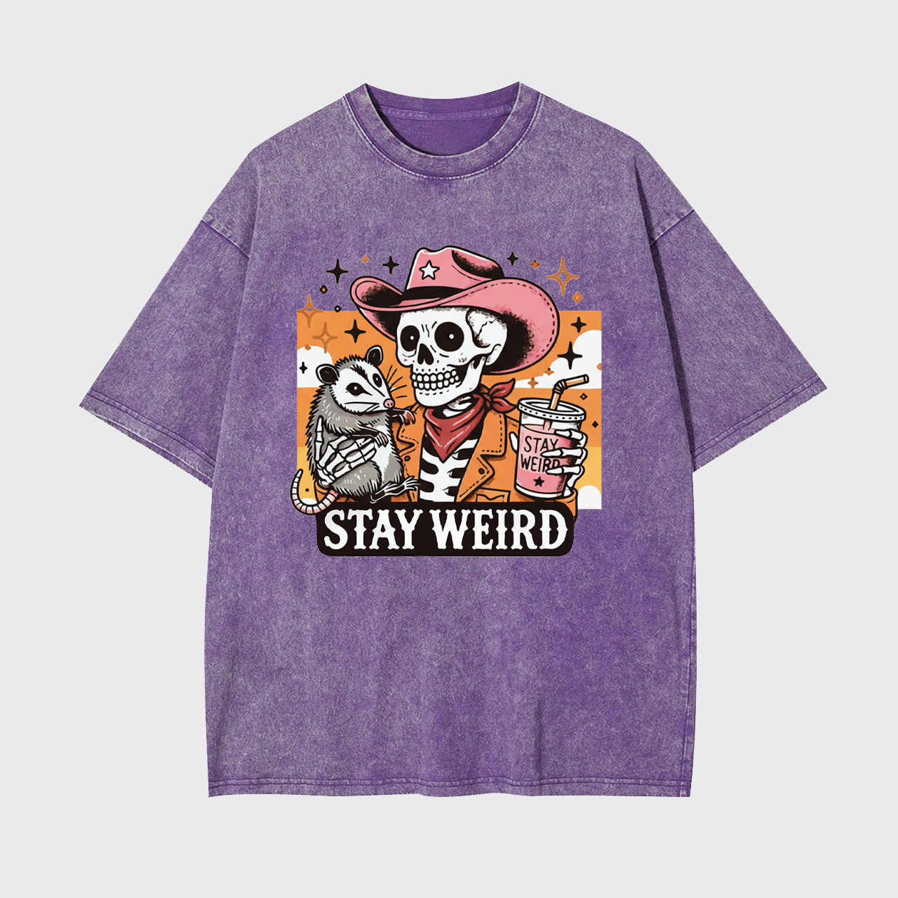 Stay Weird Garment-dye Tees
