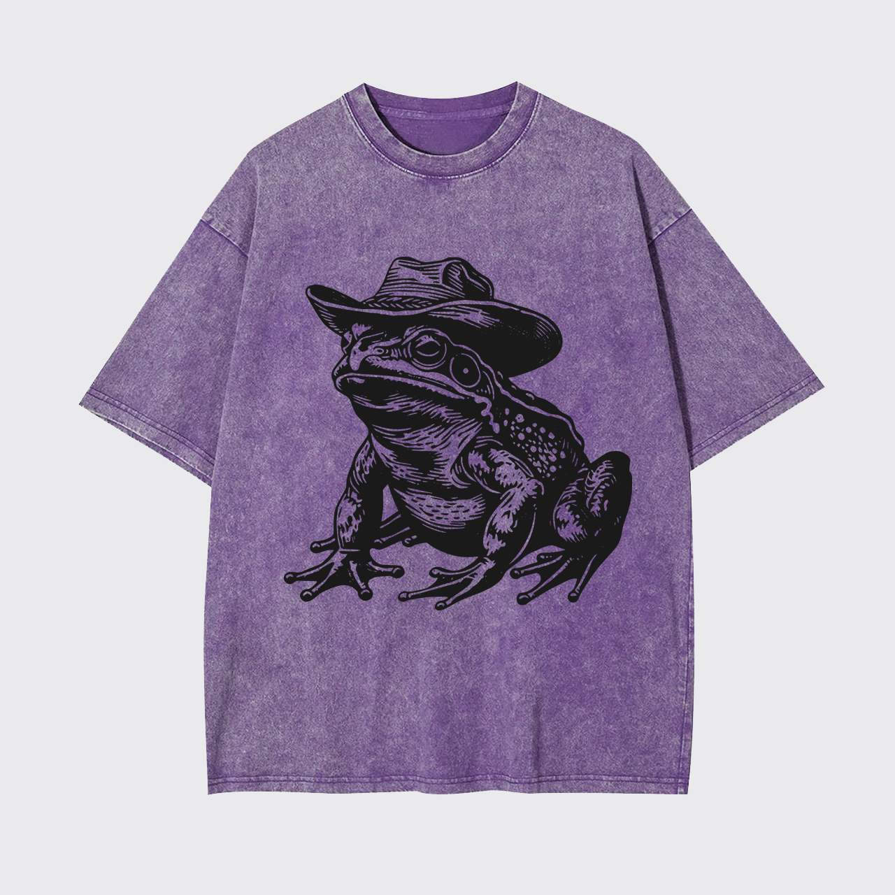 Vintage Cowboy Frog Garment-dye Tees
