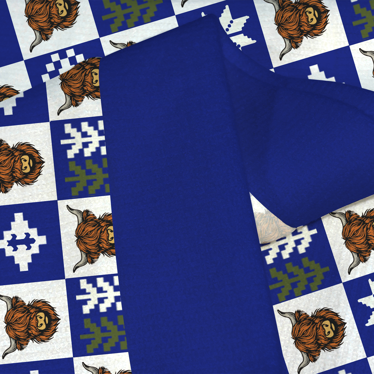 Fuzzy Highland Coo Ugly Cardigan Sweaters