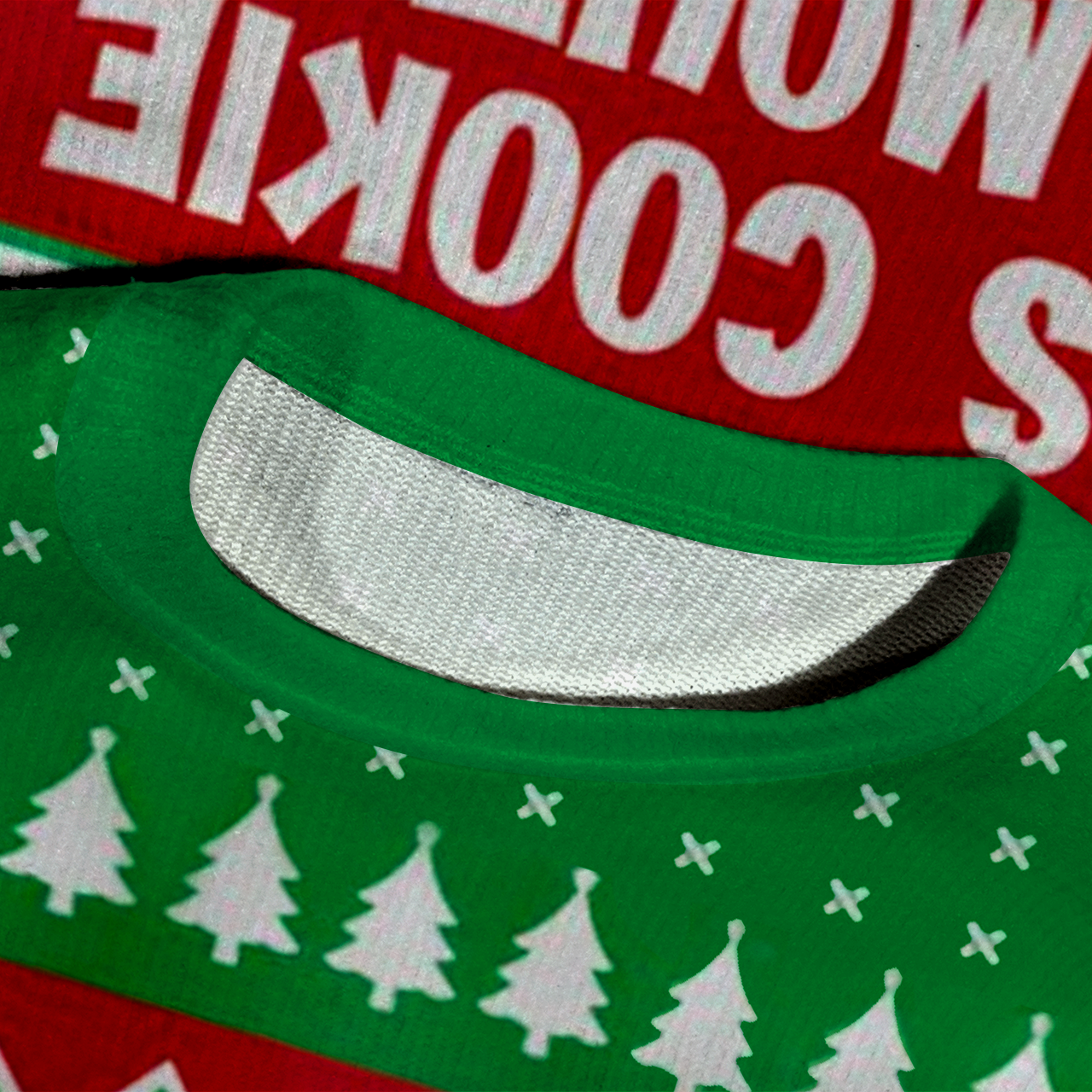 Funny Gingerbread Fitness Ugly Knit Sweatshirt