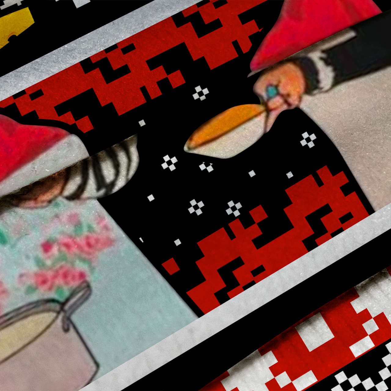 You Just Fold It In Meme Ugly Knit Sweatshirt