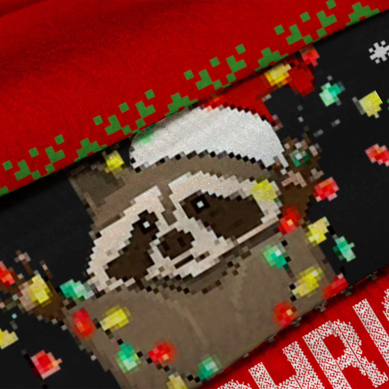 Strawberry Jams But My Glock Don't Ugly Knit Sweatshirt