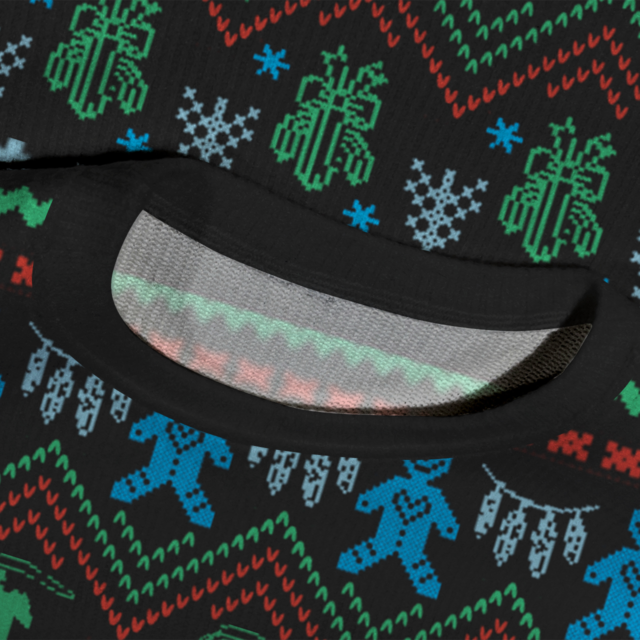 Christmas Rodeo Ugly Knit Sweatshirt